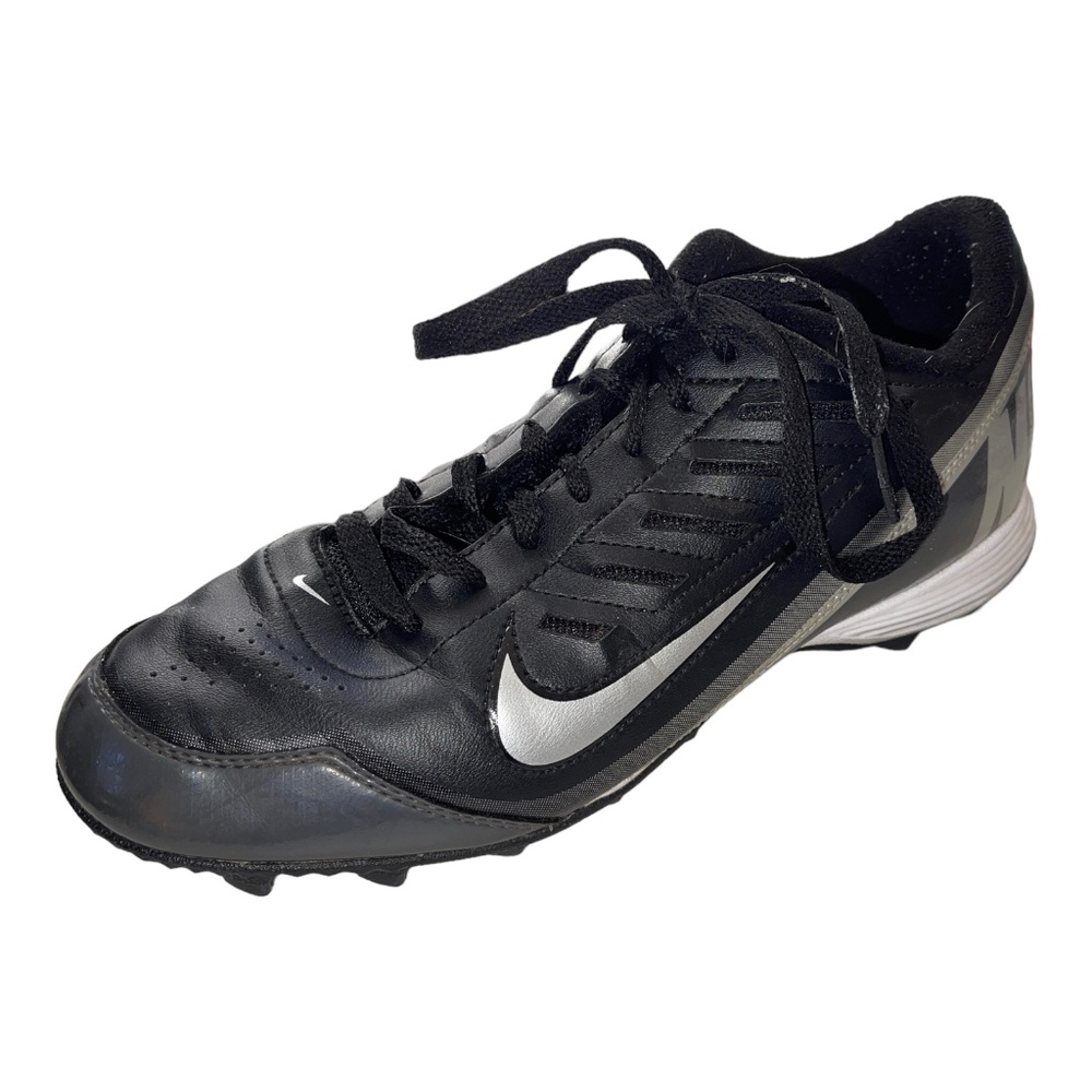 Nike Mens Land Shark 511286-009 Black Football Cleats Shoes Size 8